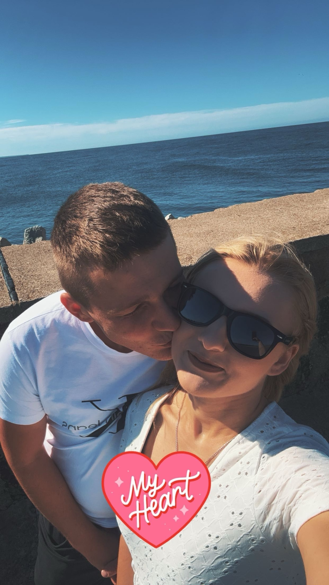Aleksandra i Mateusz nad morzem