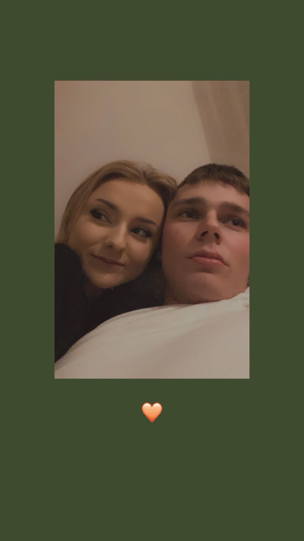 Aleksandra i Mateusz razem, wieczorne zdjęcie